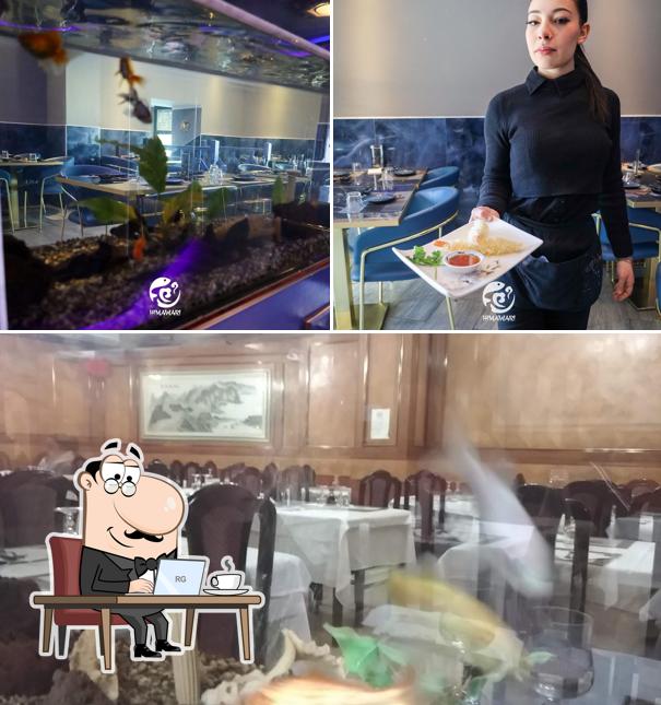 Siediti a un tavolo di hongkong