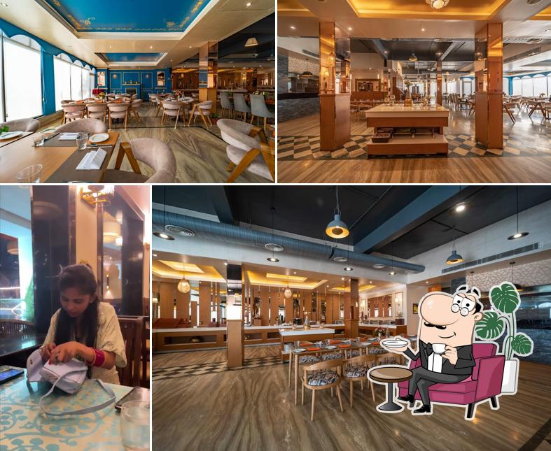 The interior of Tattva Restaurant - Divine Resort