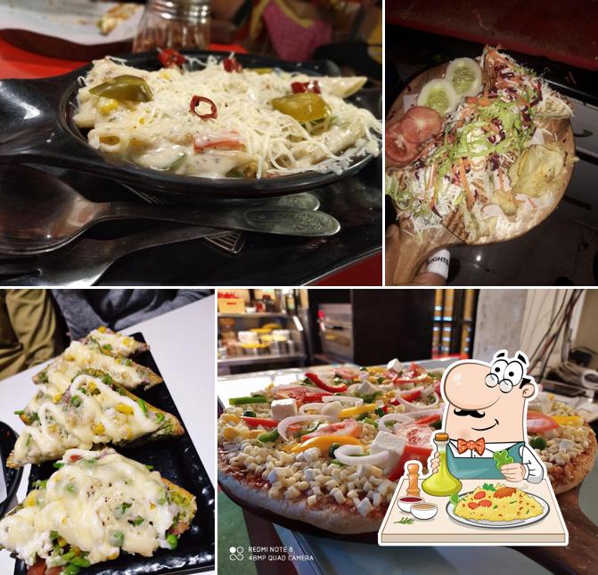 Food at The Cheesy Bond Cafe