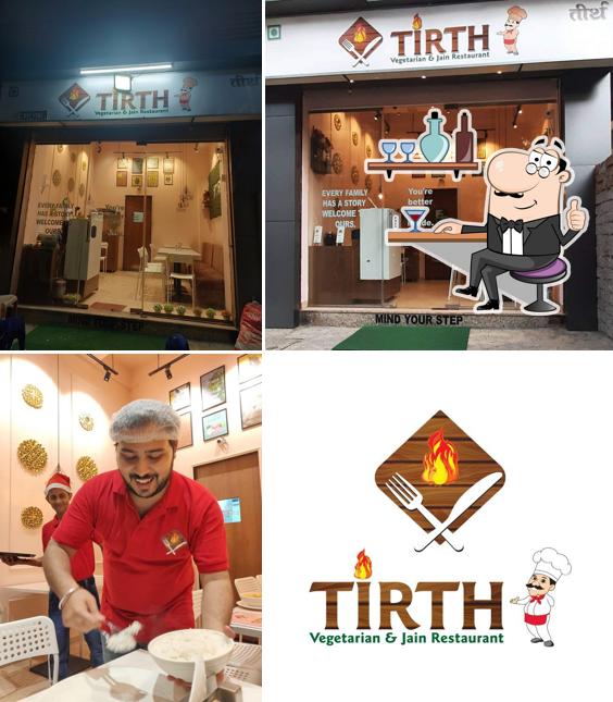Check out how Tirth Vegetarian & Jain Restaurant looks inside
