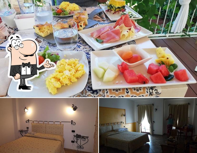 Questa è la immagine che raffigura la interni e cibo di Hotel Montecallini