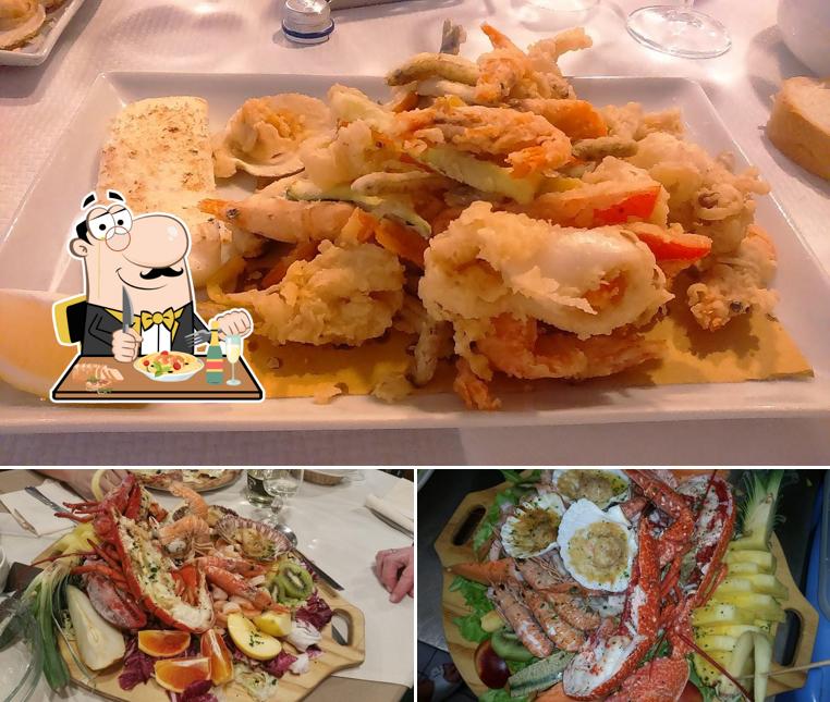 Cibo al trattoria alla barena dai fioi