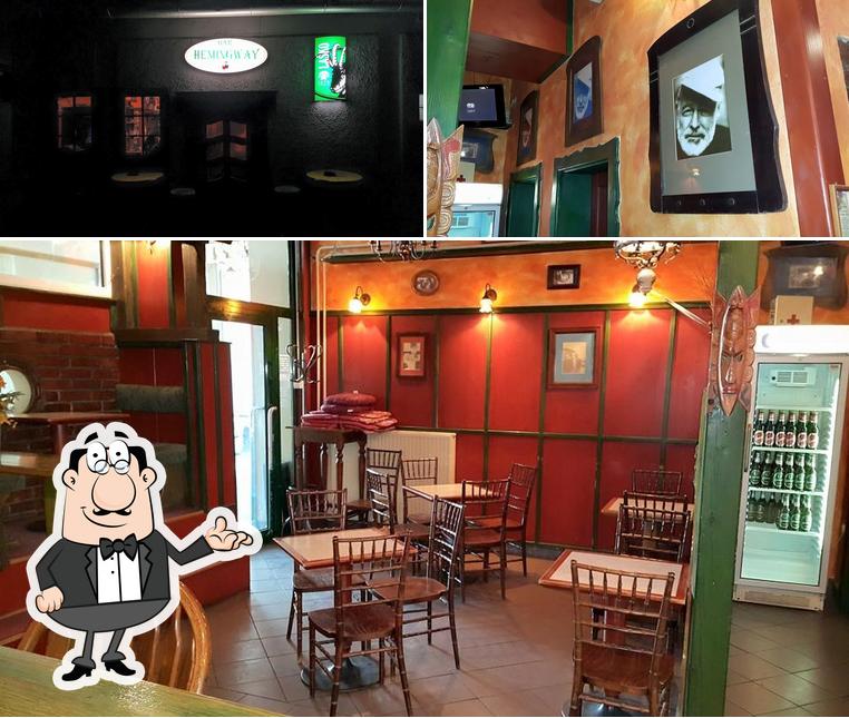 Dai un'occhiata agli interni di Bar Hemingway Murska Sobota