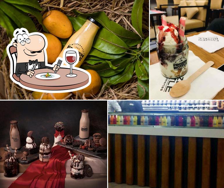 Food at Frozen Bottle - Milkshakes, Desserts, and Ice Cream