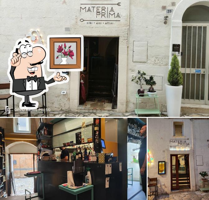 Dai un'occhiata agli interni di Materia Prima Bistrot