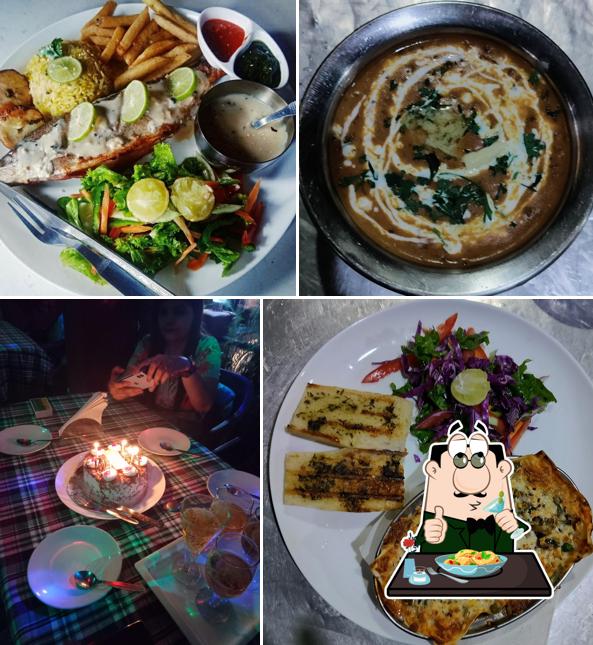 Meals at NON STOP CAFE (hostel & stay) Cafe Israeli food / West Indian / Italian food