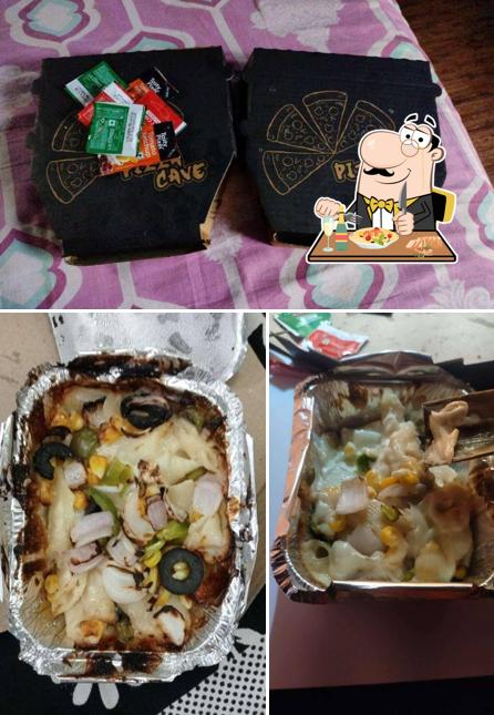 Among various things one can find food and interior at Pizza Cave