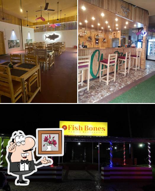 The interior of Fish Bone family Bar & Restaurant, Sancaole