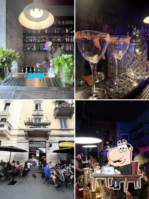 La immagine della interni e bevanda di Solchi - drink d’ascolto