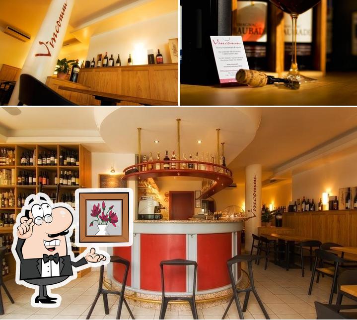 La immagine di interni e vino da Vincomm (S.A.S.-K.G.)