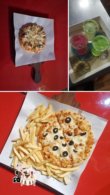 Meals at 'O' pizza cafe