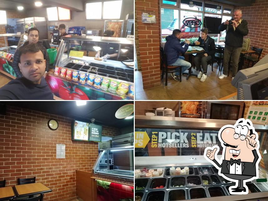 The interior of Subway Mall Road