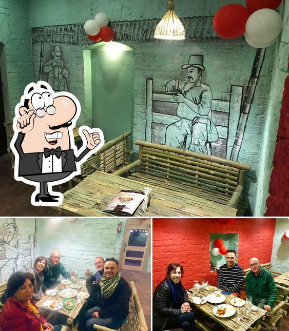The interior of V-Desi 'Eat Different'