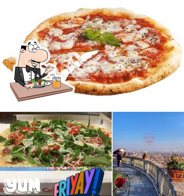 La foto della cibo e esterno di Pizzeria galeotti
