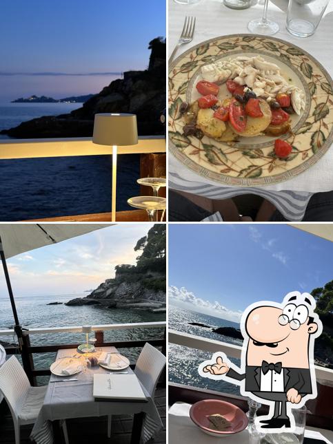 Gli interni di L'Arenella ristorante sul mare