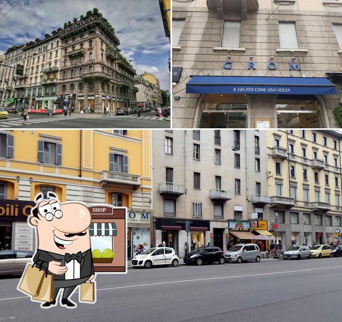 Puoi goderti l'aria fresca dal dehors di Grom