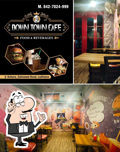The interior of Down Town Cafe
