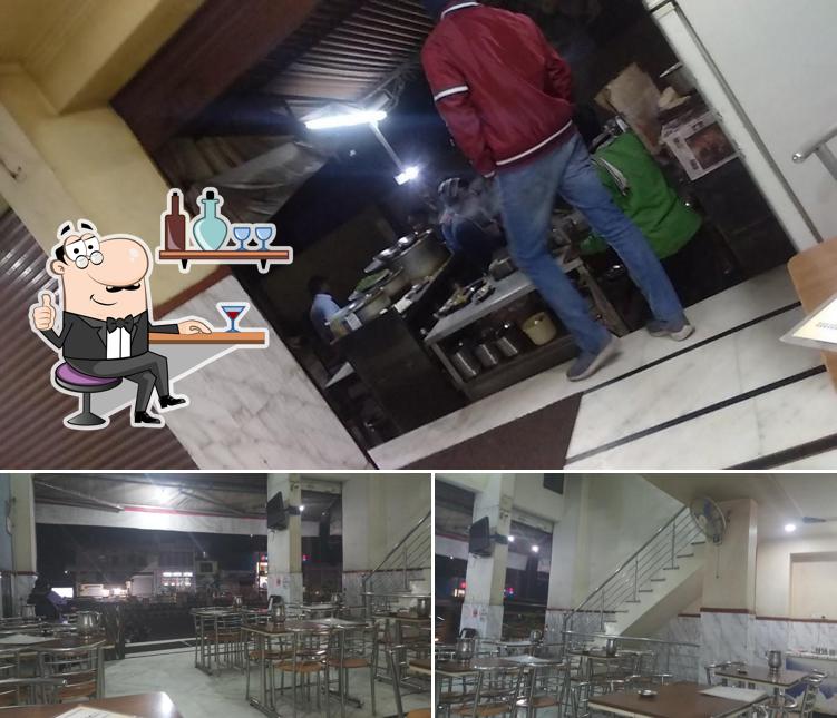 The interior of Hanuman Dhaba