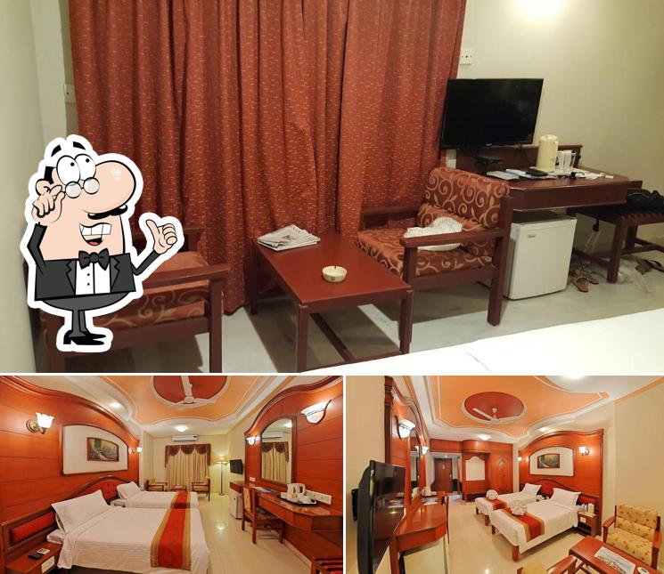 The interior of Hotel Gnanam