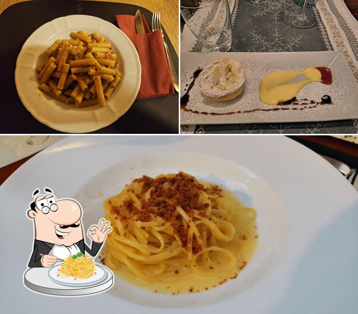 Spaghetti alla carbonara al Alle Tre Sorelle