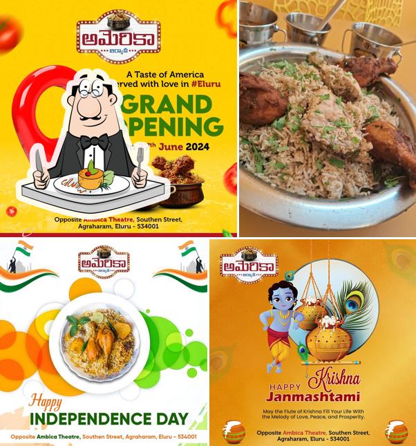Food at America Biryani