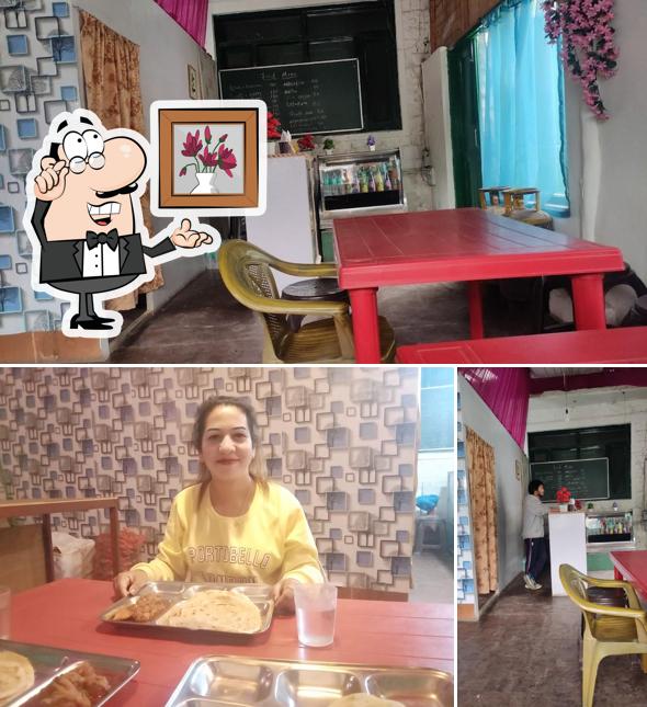 The interior of Ancy's cafe & kerala store
