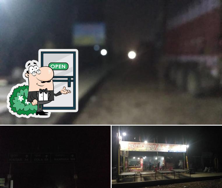 The exterior of Durga Dhaba