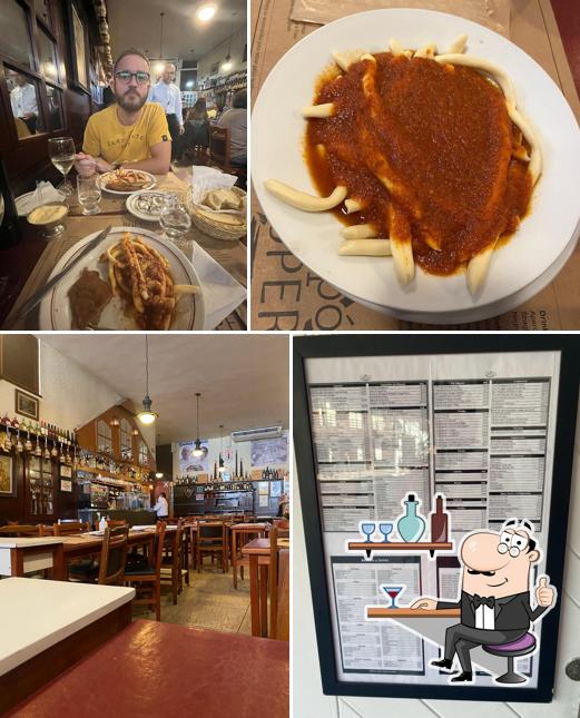 O interior do Empório Cantina Roperto