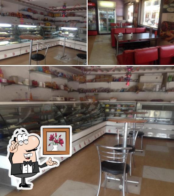 The interior of Fateh Sweets & Dairy