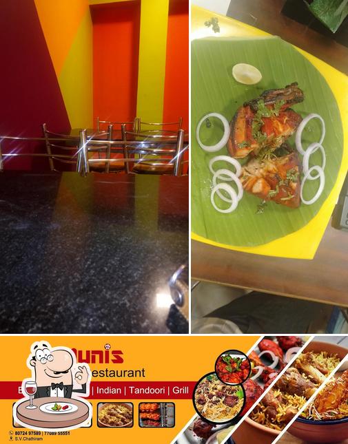 Food at Hotel munis and restaurant