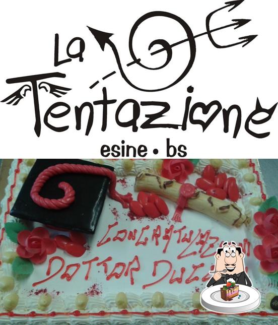 Torta al cioccolato al La Tentazione di Baccanelli Remo