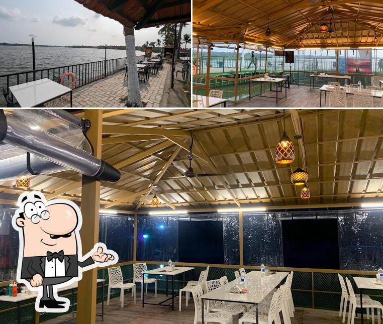 Check out how Blue Lagoon Floating Restaurant looks inside