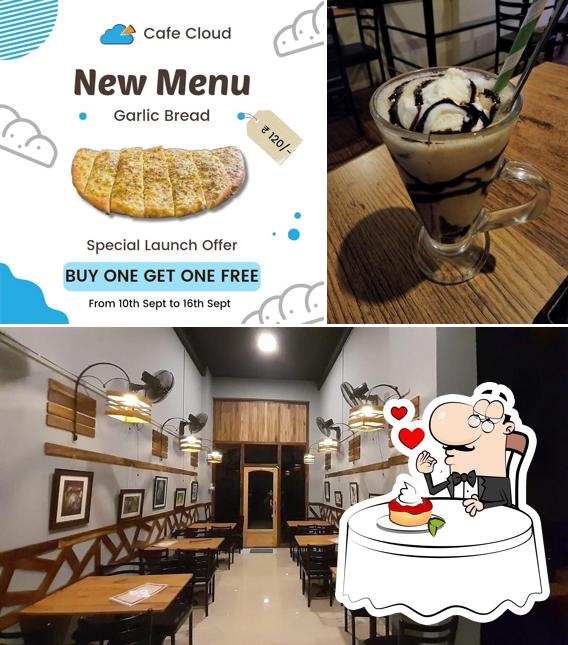 Cafe Cloud offers a range of desserts