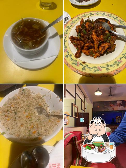 Hot and sour soup at New Golden Dragon ,Chinese Restaurant