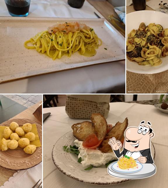 Spaghetti alla carbonara al Osteria di Lecce