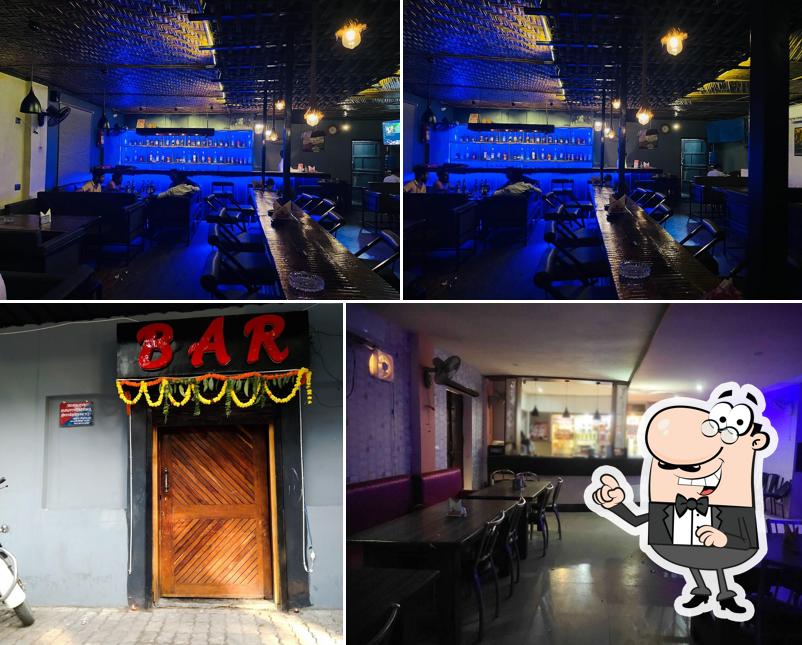 The interior of Tripti Bar and Restaurant