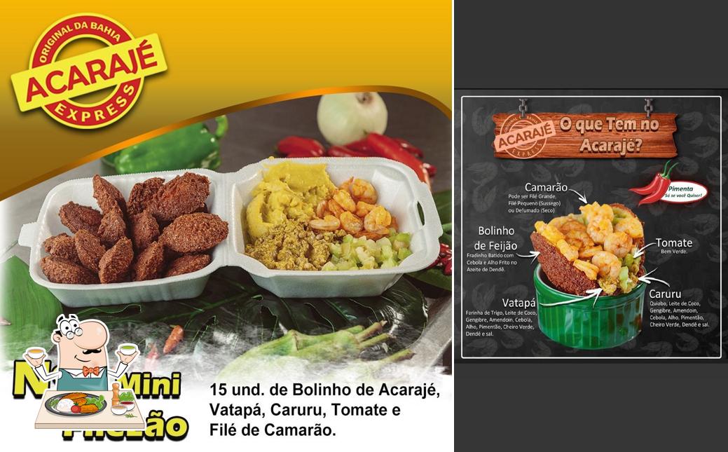 Platos en Acarajé Express Lago Jacarey, Acarajé, Acarajé Vegano, culinária baiana, comida baiana , Delivery, Lago Jacarey