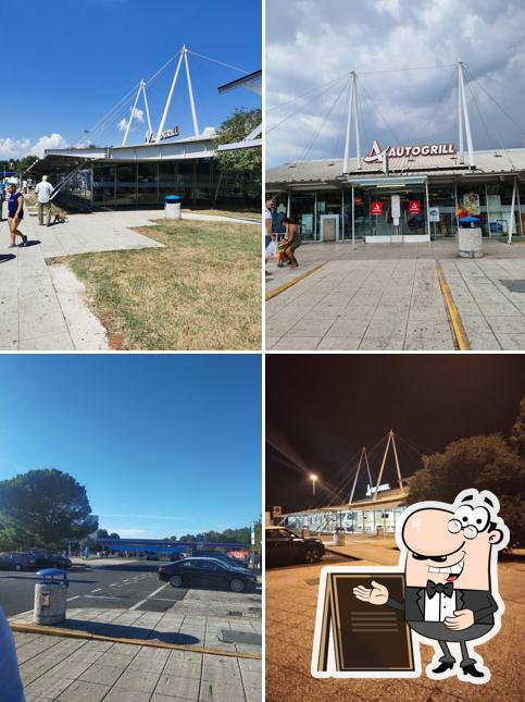 Gli esterni di Autogrill La Macchia Est