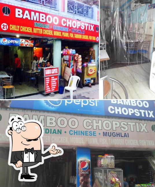 This is the image showing interior and exterior at Bamboo Chopstix
