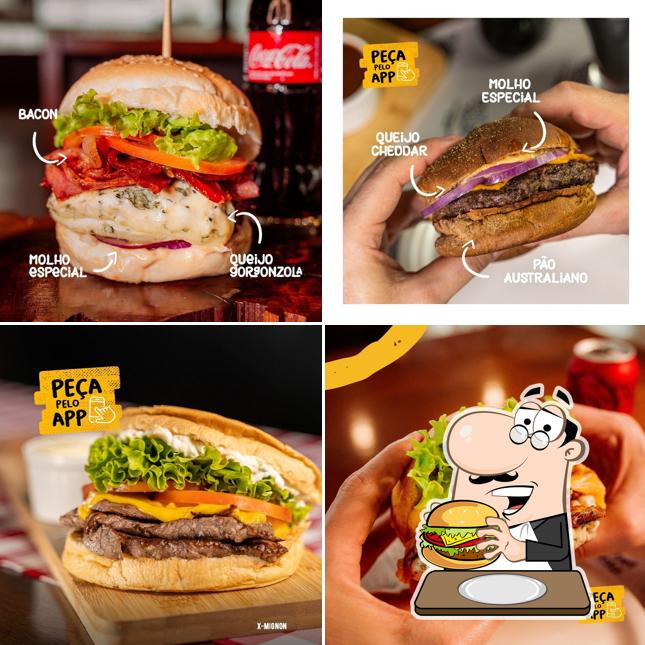 Hambúrguer em Cako Lanches