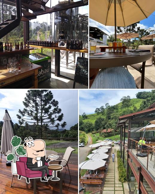 O interior do Cervejaria 3 Orelhas Gonçalves MG