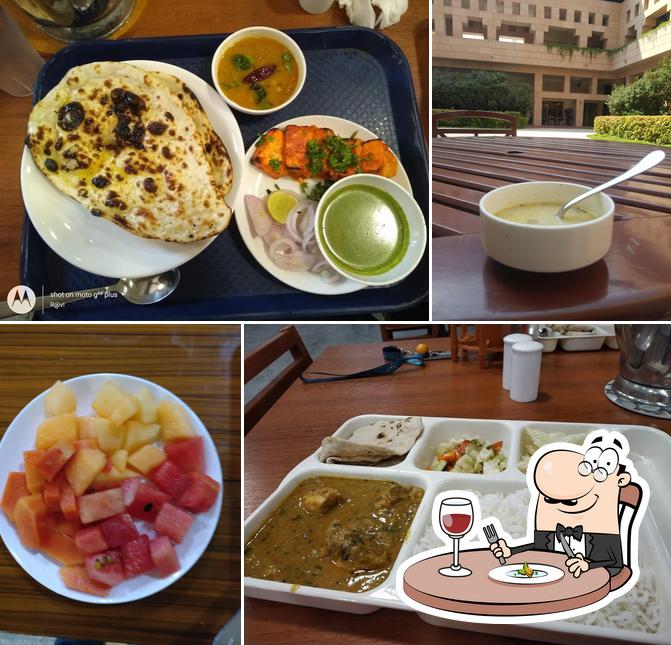 Food at Goel Dining Hall