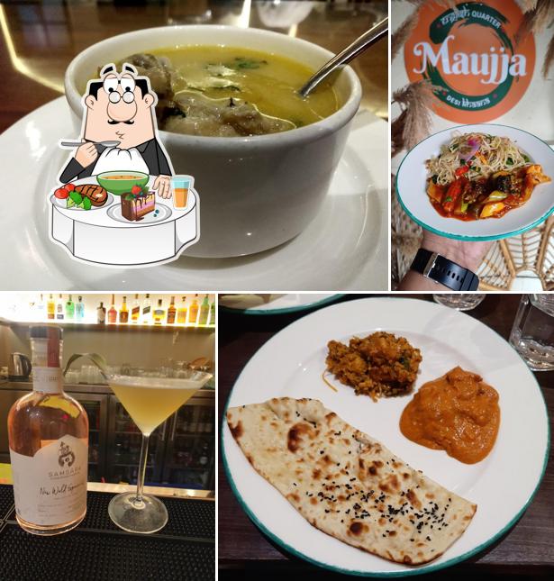 Hot and sour soup at Maujja Restobar