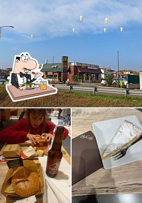 La immagine della cibo e esterno di McDonald's Casinalbo