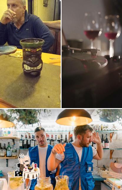 La cibo e bevanda del ristorante