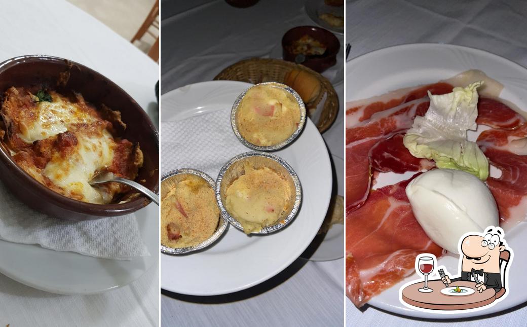 Cibo al Ristorante Coniglio D'Oro