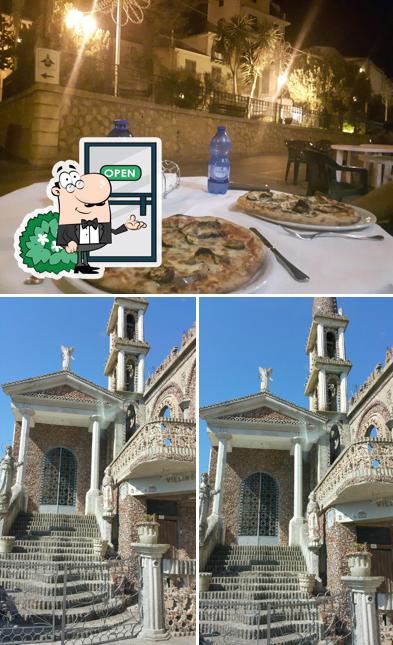 Dai un’occhiata alla foto che raffigura la esterno e tavolo da pranzo di Ristorante Pizzeria del Corso di Francesca Pantaleone