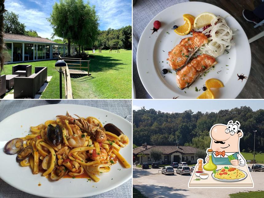 Cibo al Ristorante Primavera al Lago
