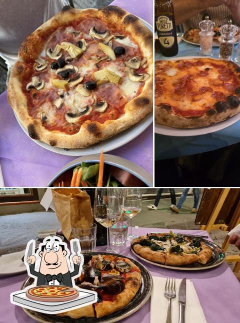 Scegli tra le molte varianti di pizza