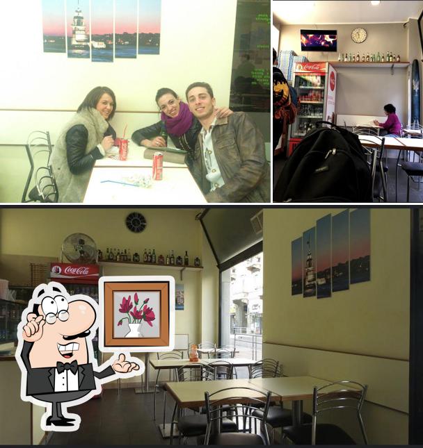 Gli interni di Istanbul Meda Kebap grilled